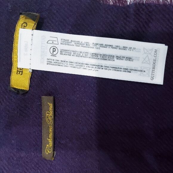 GUTTERIDGE WOOL AND CASHMERE SCARF - Picture 7 of 13